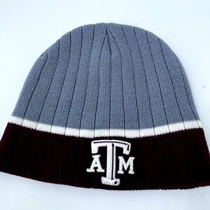 Texas A&M Aggies Gray and Maroon Knit Beanie